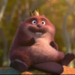 King George from Hoppers sitting