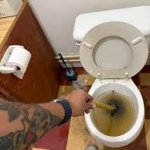 overflowing toilet