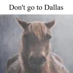 Don't go to Dallas