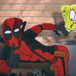 Deadpool with Spongebob