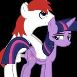 Twilight Sparkle gives L Money sex Pink Penis Balls, Scrotum.