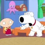 Brian Griffin panicking
