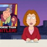 Thaddeus Vent from the 1990s British-French-American cartoon Oscar's Orchestra is a meanie who has banned music from the world | image tagged in worse than hitler,oscars orchestra,1990s,cartoon,dictator,villains | made w/ Imgflip meme maker