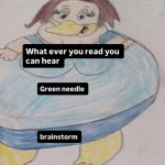 Greeen Neadel Or Haystack