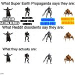 The Helldivers factions