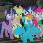 Scared My Little Ponies