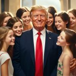 Trump young girls Epstein pedophile