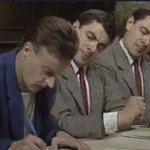 Double mr bean copying