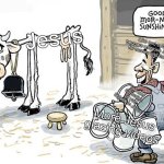 I respect all Christians, but these Christians are driving me crazy (even though I’m a Muslim I respect all religions) | Jesus; Like and sub beggars who use Jesus for money and fame; “like and subscribe, if you believe in Jesus”; Satan beefing videos; “if you hate God, keep scrolling”; More Jesus glazing videos | image tagged in milking the cow,christianity | made w/ Imgflip meme maker