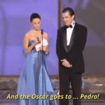Oscar Goes To GIF Template