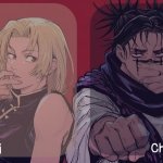 Moonshade and Denji JJK announcement template meme