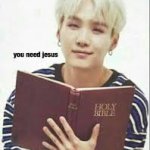 suga with bible