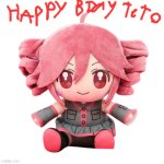 yeh | image tagged in teto plush | made w/ Imgflip meme maker