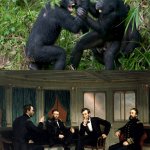 Apes Vs Gentlemen discussing