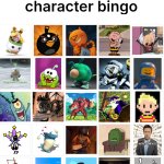 Odd's favorite character bingo meme