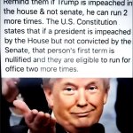 Trump Impeached run again