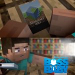 Element Animation Steve abhors the boss baby (an egg's guide to minecraft part 6) | This really sucks! | image tagged in this x has all the answers however this y really sucks,element animation,minecraft steve,boss baby,dreamworks | made w/ Imgflip meme maker
