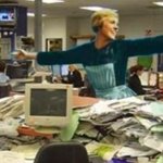 julie andrews work pile chaos