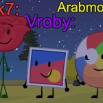 Flick7, Vroby, Arab shared temp meme