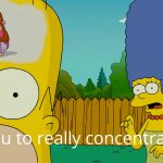 Homer monkey in head