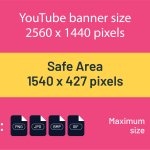 Youtube banner template