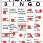 ADHD bingo | image tagged in adhd bingo | made w/ Imgflip meme maker