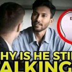 why is he still talking meme