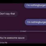 I'm nothing burger