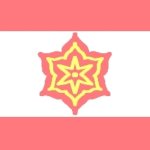 Akasakura Republic flag 1939 - 2000