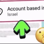 account based in israel