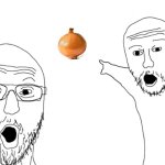Wow, look at that! | image tagged in nerds point,onion,onions,vegetable,memes,yay | made w/ Imgflip meme maker
