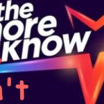 The more you don't know