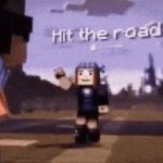 Minecraft story mode desision GIF Template