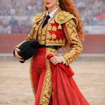 Salma Bennani as a bullfighter