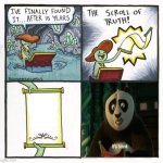 effort | image tagged in memes,the scroll of truth,kung fu panda,random bullshit go | made w/ Imgflip meme maker