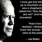 Joe Biden Peak