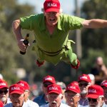 Donald Trump Peter Pan Lost Boys MAGA liquor beer