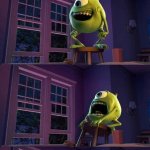 Cartoon Characters laughs at Mike eating the microphone | image tagged in who laughs at mike eating the microphone,deviantart,disney,pixar,youtube,deviantart week | made w/ Imgflip meme maker