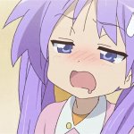 Kagami Hiiragi feels sleepy