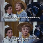 mary poppins men stupid individually