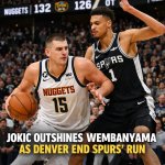 NBA: Jokic out-duels Wemby as Nuggets down Spurs in overtime  ht