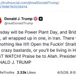 Trump Iran Allah Easter