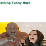 Drax and Mantis Laughing at What