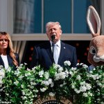 Trump Melania Easter Bunny