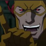 reverse flash finger wag GIF Template