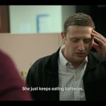 She just keeps eating batteries