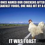 Chicken toast