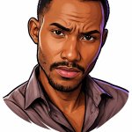 Andre Williams cartoon