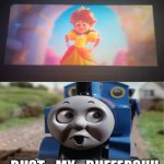 HOLY MOLY!!!! | BUST….MY….BUFFERS!!!! | image tagged in surprised,thomas the tank engine,nintendo | made w/ Imgflip meme maker