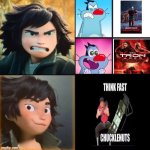 THINK FAST CHUCKLENUTS | image tagged in mabel tanaka drake meme | made w/ Imgflip meme maker
